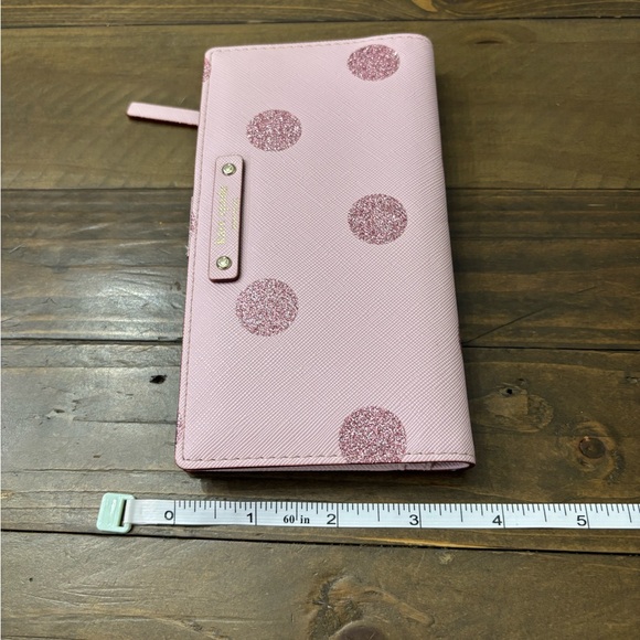 Kate Spade Haven Lane Stacy Bifold Wallet with Glitter Polka Dots - Picture 9 of 9